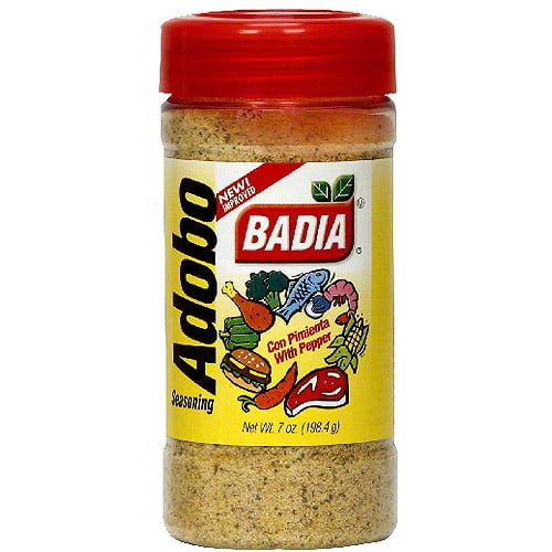 Badia Adobo Seasoning With Pepper, 7 oz (Pack of 6)