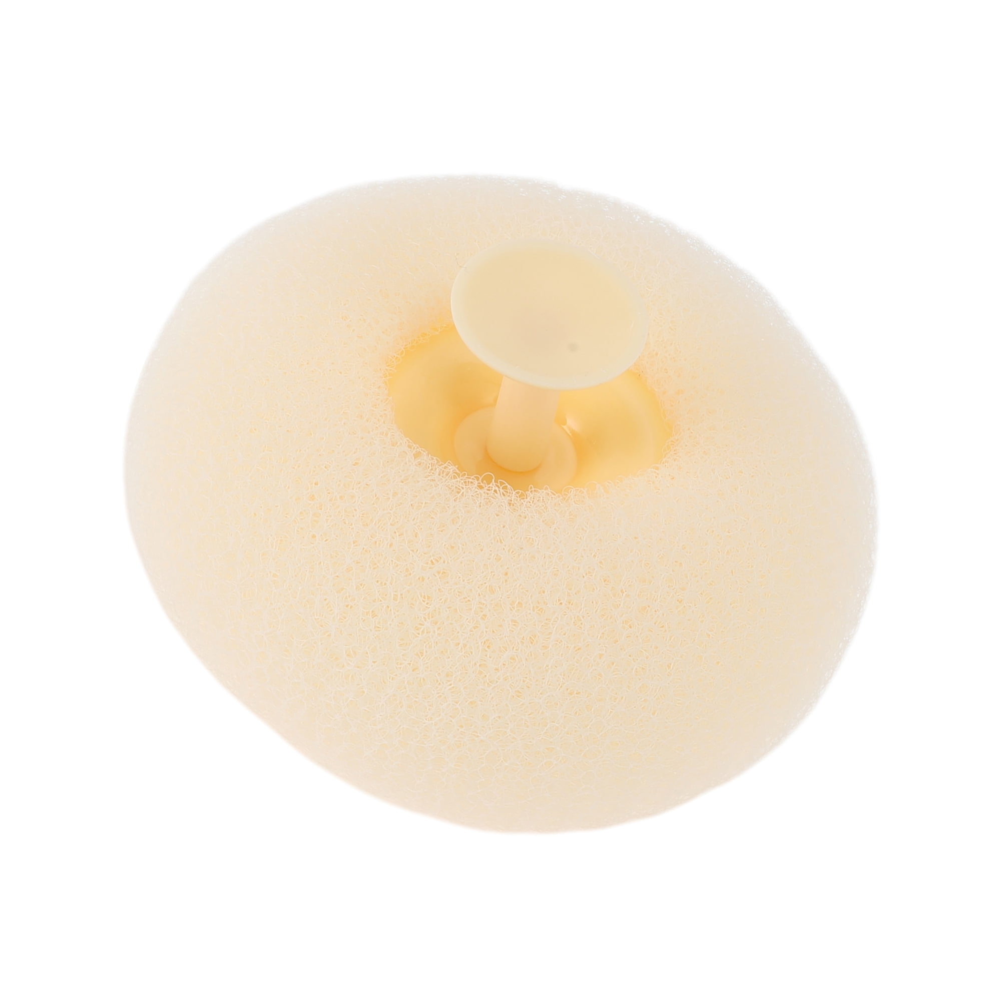 Unique Bargains Bath Shower Loofah Sponge Body Puffs 2.17"x4.53" 1 Pc Yellow