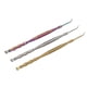 thumbnail image 3 of Herramienta de levantamiento de pestañas de doble extremo, 3 piezas de acero inoxidable separador de pestañas herramienta de tinte herramienta de elevación de pestañas permanente estética elegante, 3 of 5