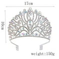 thumbnail image 2 of WRITWAA Bridal with Rhinestones for Weddings and Special Occasions, Lightweight Zinc Alloy, Crystal Accents, 1 Piece, 2 of 8