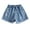 Blue3, variant on Isvgxsz New Denim Shorts Girls Cute Solid Summer Little&Big Shorts Jeans with Pocket Skin-Friendly Elastic Waist Girls Shorts Jeans