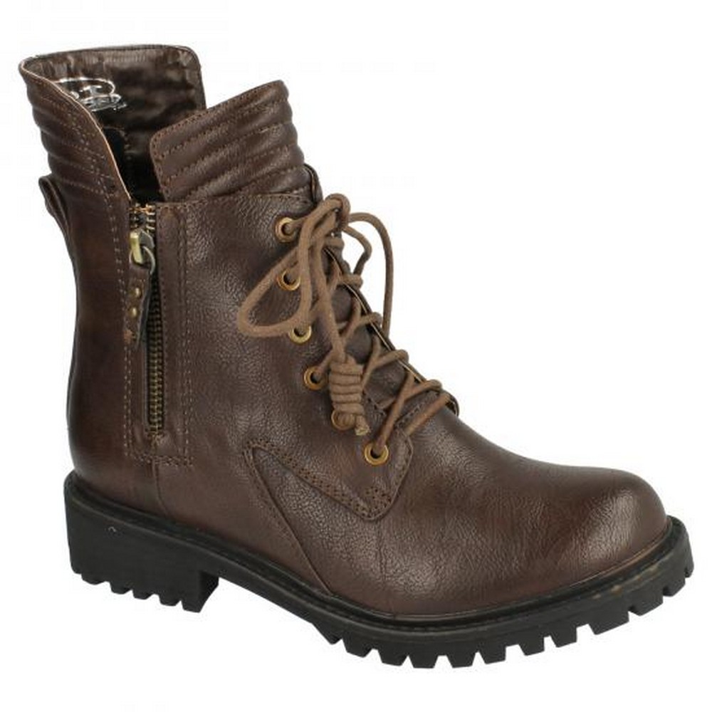 women's army style boots