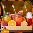 thumbnail image 5 of AOWOO 50PCS Halloween Straw Cover Cap, Straw Cover for 30&40 Oz Tumbler, Reusable Soft Silicone Straw Topper, Straw Protectors Drinking Straw Caps for 10 mm Straws, 5 of 8