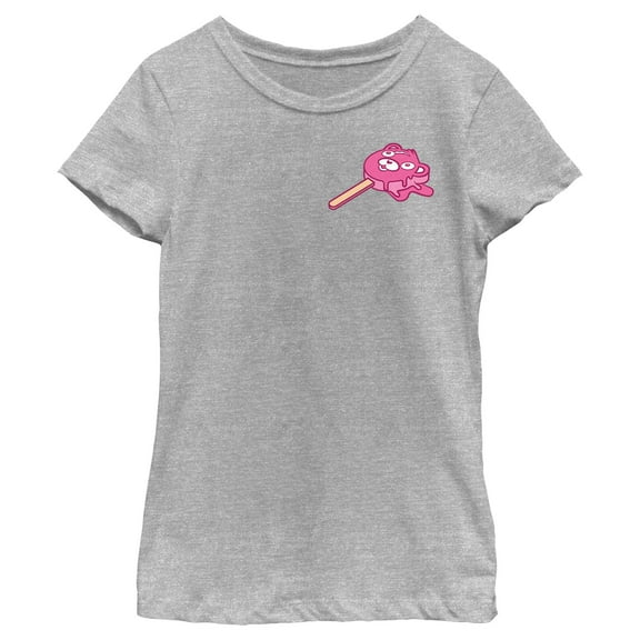 Girl's Fortnite Small Cuddle Team Leader Popsicle Graphic Tee Athletic Heather Large