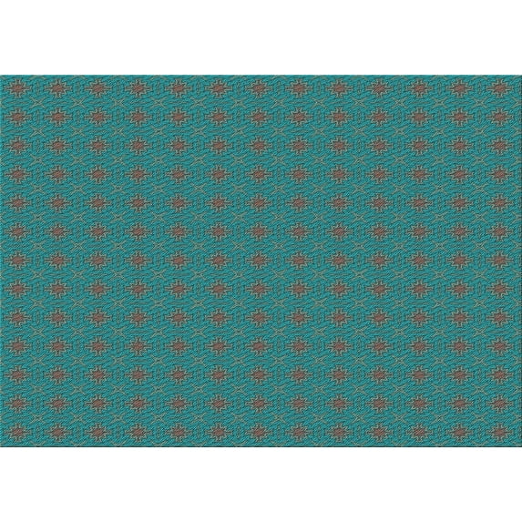 Ahgly Company Machine Washable Indoor Rectangle Transitional Deep-Sea Green Area Rugs, 4' x 6'