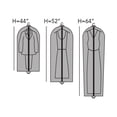 thumbnail image 2 of Covermates Keepsakes Deluxe Garment Bag Set - Premium Polyester - Full Length Zipper - ID Window - Carrying Handles - Stowaway Pouch - Closet Storage-Grey, 2 of 8