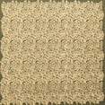 thumbnail image 1 of Ahgly Company Indoor Square Abstract Brown Contemporary Area Rugs, 3' Square, 1 of 4
