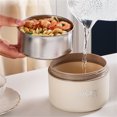 thumbnail image 5 of Kitchen aid Thermal Lunch Box Bento Box Portable Insulated Lunch Container Stackable Leakproof Stainless Steel Food Container, 5 of 5