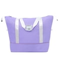 thumbnail image 4 of Oufan Hardshell Luggage Sets 3 Pieces with TSA Lock, Lightweight Luggage Travel Set with Spinner, 28IN+Handbag+Cosmetic Case, Purple, 4 of 8