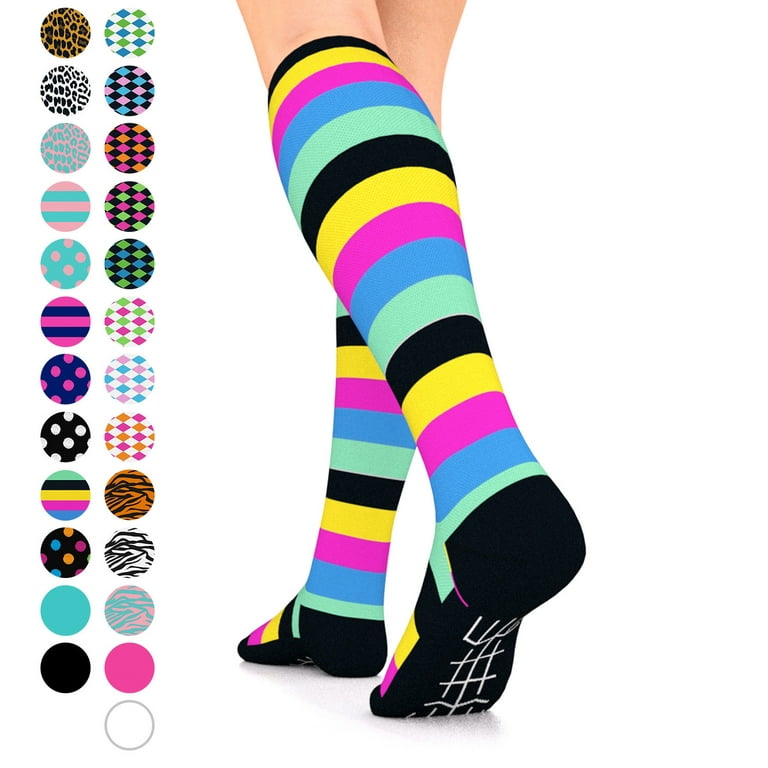 Go2 Fashion Compression Socks for Men & Women Athletic Running Socks for  Nurses