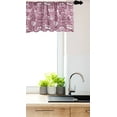 thumbnail image 3 of Ambesonne Colorful Window Valance, Transportation Elements, 54" X 12", Dried Rose Pale Pink, 3 of 3