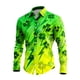 thumbnail image 2 of Ceisia Men's St. Patrick's Day Celtic Cross Shirt | Stretchy Relaxed Long-Sleeve Turndown Collar Casual Top Gift, 2 of 3