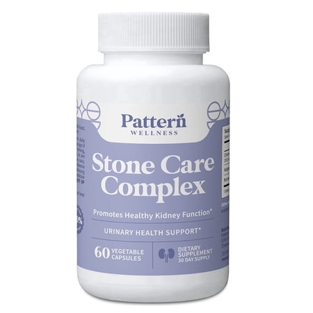 Pattern Wellness Stone Care Complex with Chanca Piedra, Kidney & Urinary Support, 60 Count