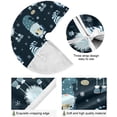 thumbnail image 2 of FMSHPON Scandinavian GnomeSnowflakes Xmas Christmas Tree Skirt Stand Mat for Holiday Party Decoration Indoor Outdoor 36 inches, 2 of 6