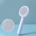 thumbnail image 1 of Pet Hair Removal Comb Stainless Steel Self Cleaning Brush Pet Grooming Tool Cat Accessories With Non-slip Handle He Qiyong unisex, 1 of 2