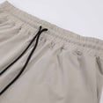 thumbnail image 6 of Yievot Mens Swim Trunks Drawstring Elastic Waist Bermuda Shorts Breathable Gym Workout Athletic Shorts with Pockets, 6 of 8
