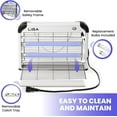 thumbnail image 4 of Liba 2800V UV Light Bug Zapper with Extra 2-Pack Replacement Bulbs, for Indoor Parties, Electric Indoor Insect Killer Trap, and Easter Party Supplies, 4 of 8
