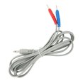 thumbnail image 3 of Cable Conductor De Electrodo, Multifunción 2 En 1 Cables De Máquina TENS De Uso Generalizado Contacto Con Clavija Cable De Lámina De Cobre Para Máquina De Terapia Digital Para, 3 of 7
