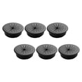 thumbnail image 4 of 6Pcs Desk Cable Wire Grommet PC Computer Desk Cable Hole Cover Organizers, 4 of 7