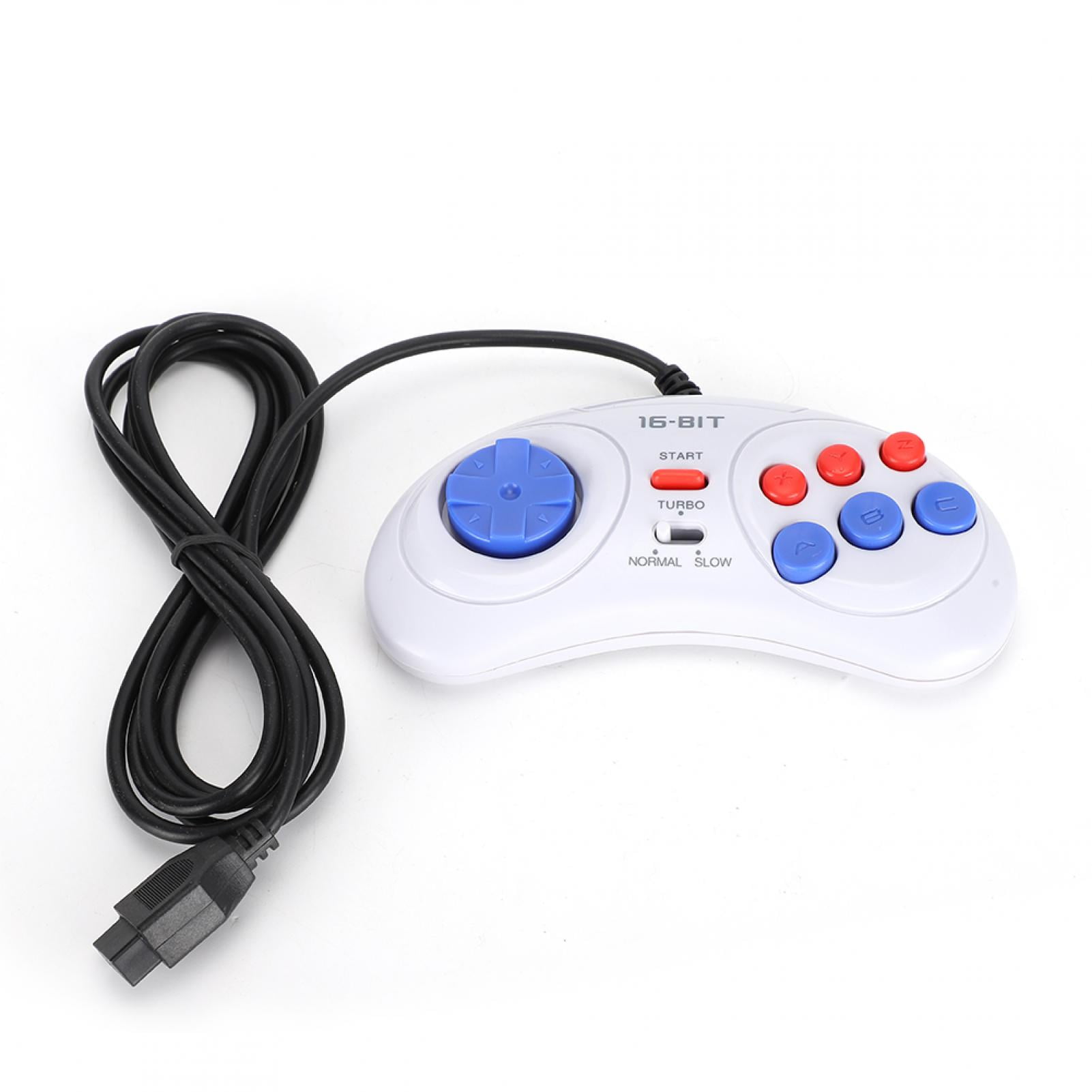 Haofy Wired Game Controller, 16Bit 9Pin Gamepad Joypad Controlle