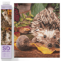 Diamond Dotz Hedgehog scramble Diamond Painting Kits for Adults - Diamond Art Kits a Relaxing Creative Craft Kit with Dotz Gems 9.8x24.4