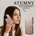 thumbnail image 4 of Elehold Case for iPhone 14 Pro Max with Credit Card Holder, Compatible with MagSafe, PU Leather Flip Kickstand Women Men for iPhone 14 Pro Max Phone Case,Rosegold, 4 of 8