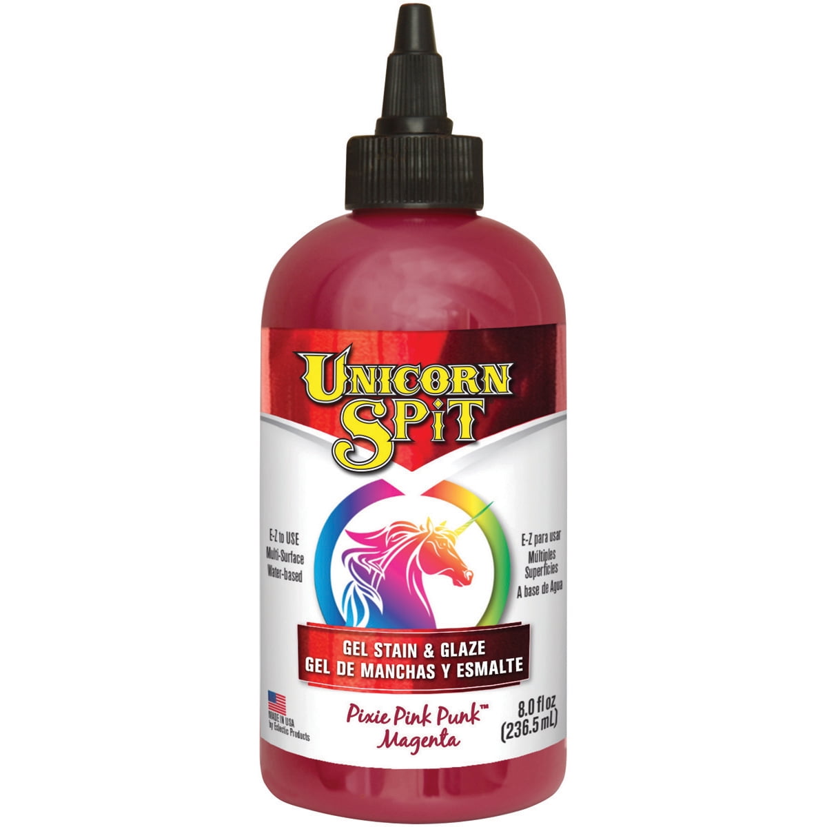 Unicorn Spit Wood Stain & Glaze 8ozPixie Punk Pink