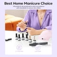 thumbnail image 3 of Modelones Purple Glitter Gel Nail Polish Set, 6 Colors Shimmer Violet Mermaid Gel Nail Cat Eye Sparkle Soak Off Led Nail Polish for Women Girl DIY Nail Art Gift, 3 of 10