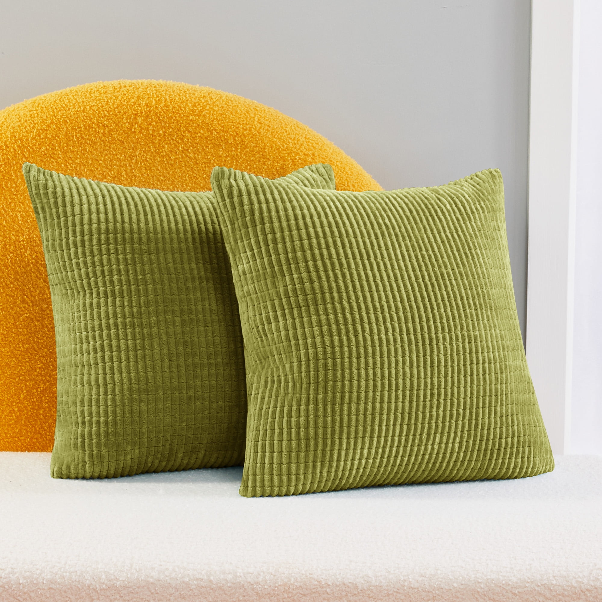 Rectangle Yellow Pillow Cases Sofa Car Waist Throw Cushion Cover Home Decor Gift