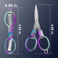 thumbnail image 6 of Dr. Pen Stainless Steel Folding Travel Scissors, 2 Count, 6 of 8