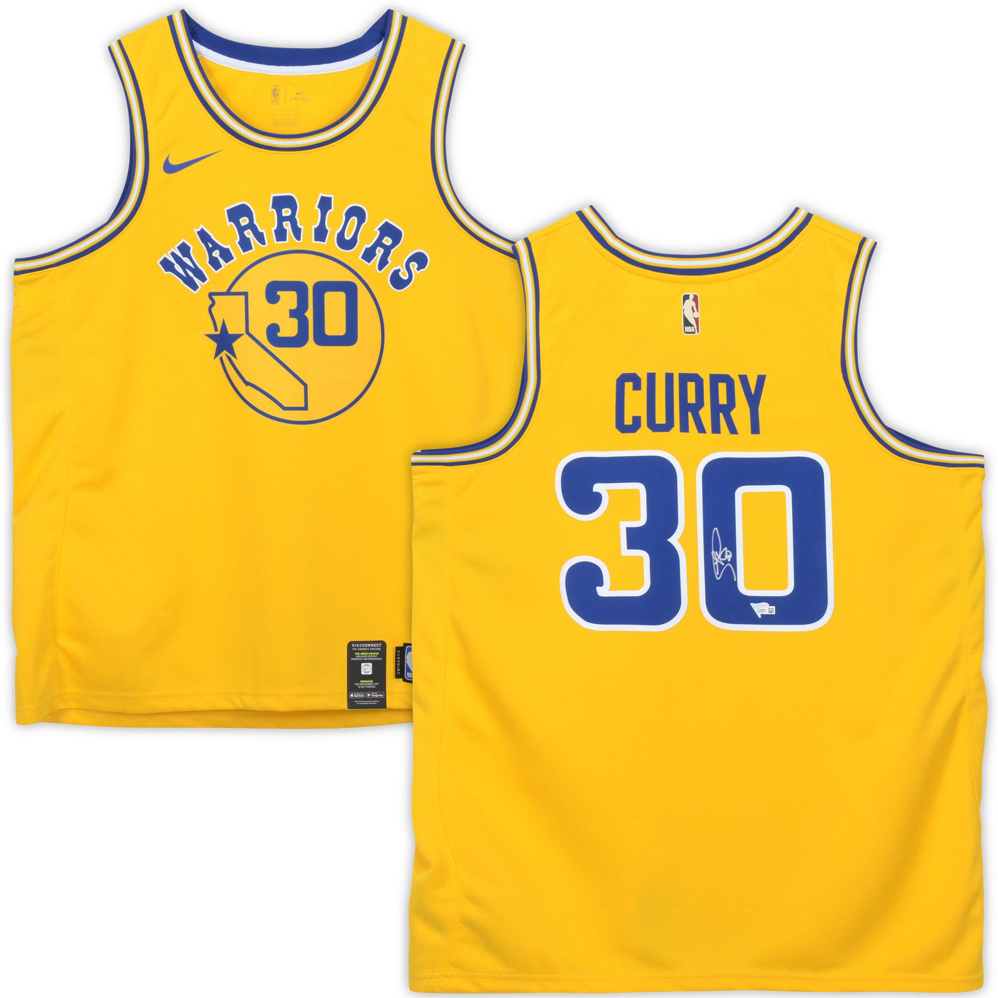 stephen curry gold jersey