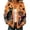 Orange, variant on ZHOGXU Halloween Theme Knit Cardigan For Women Black Cat Pumpkin Print Button Front Sweater Jacket Trendy,Vacation,Orange,XXL
