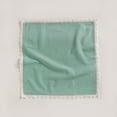 thumbnail image 6 of Fingercraft Cloth Napkin, Soft Quality Cotton Linen Blend Fabric, Dinner Napkins with Premium White Lace, 6 Pack, 20”x20” Aqua, 6 of 7