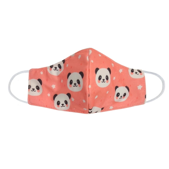 Youth Pink Panda Face Mask
