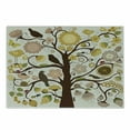 thumbnail image 1 of Garden Art Cutting Board, Layout of Botanical Elements on a Tree, Decorative Tempered Glass Cutting and Serving Board, in 3 Sizes, by Ambesonne, 1 of 2