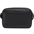 thumbnail image 3 of Bolsa crossbody negra con logos metálicos y letras bordados, 3 of 6