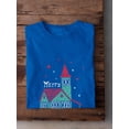 thumbnail image 3 of Storybook Style Xmas Cabin T-Shirt Men -Image by Shutterstock, Male Medium, 3 of 4