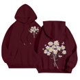 thumbnail image 2 of Bovemsi Hoodie for Women Cute Graphic Hoodies Girls Oversized Fleece Lined Hooded Sweatshirts With Hood Fall Trendy 2025 Lightweight Hoodies, 2 of 4
