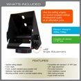 thumbnail image 3 of QualGear QG-PRO-PM-VCA-B Pro-AV Adaptateur de Plafond Incliné pour Accessoire de Projecteur de Tuyau Fileté de 1,5 Po, 3 of 5