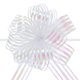thumbnail image 1 of Lazos de regalo grandes de organza Uxcell para canastas de bodas, regalos de Navidad, chifón blanco de 4", 1 of 6