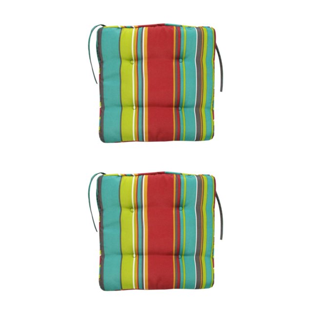 Toystoory Cojín de tela para asiento, reemplazo de rayas, impermeable, étnico, para el hogar, silla de ordenador, cojines para sillón, Tipo 2 2piezas