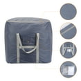 thumbnail image 3 of Unique Bargains 1 Pack Clothes Storage Bags Moving Bags Gray 47*22*22in, 3 of 7