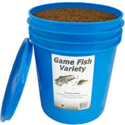 Natural Waterscapes Game Fish Food Variety | Pond & Lake Floating Pellets | 22 lb | For Bass, Bluegill, Trout