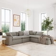 thumbnail image 3 of Cortney's Collection York 5 Piece Sectional Sofa Set, Urban Steel Taupe, 3 of 9