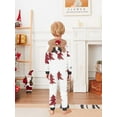 thumbnail image 3 of Michellecmm Family Christmas Pajamas, Long Sleeve Elk/Christmas Tree/Plaid/Snowflake Print Hooded Jumpsuit Sleepwear, 3 of 4