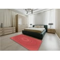 thumbnail image 5 of Ahgly Company Machine Washable Indoor Square Transitional Red Area Rugs, 7' Square, 5 of 7