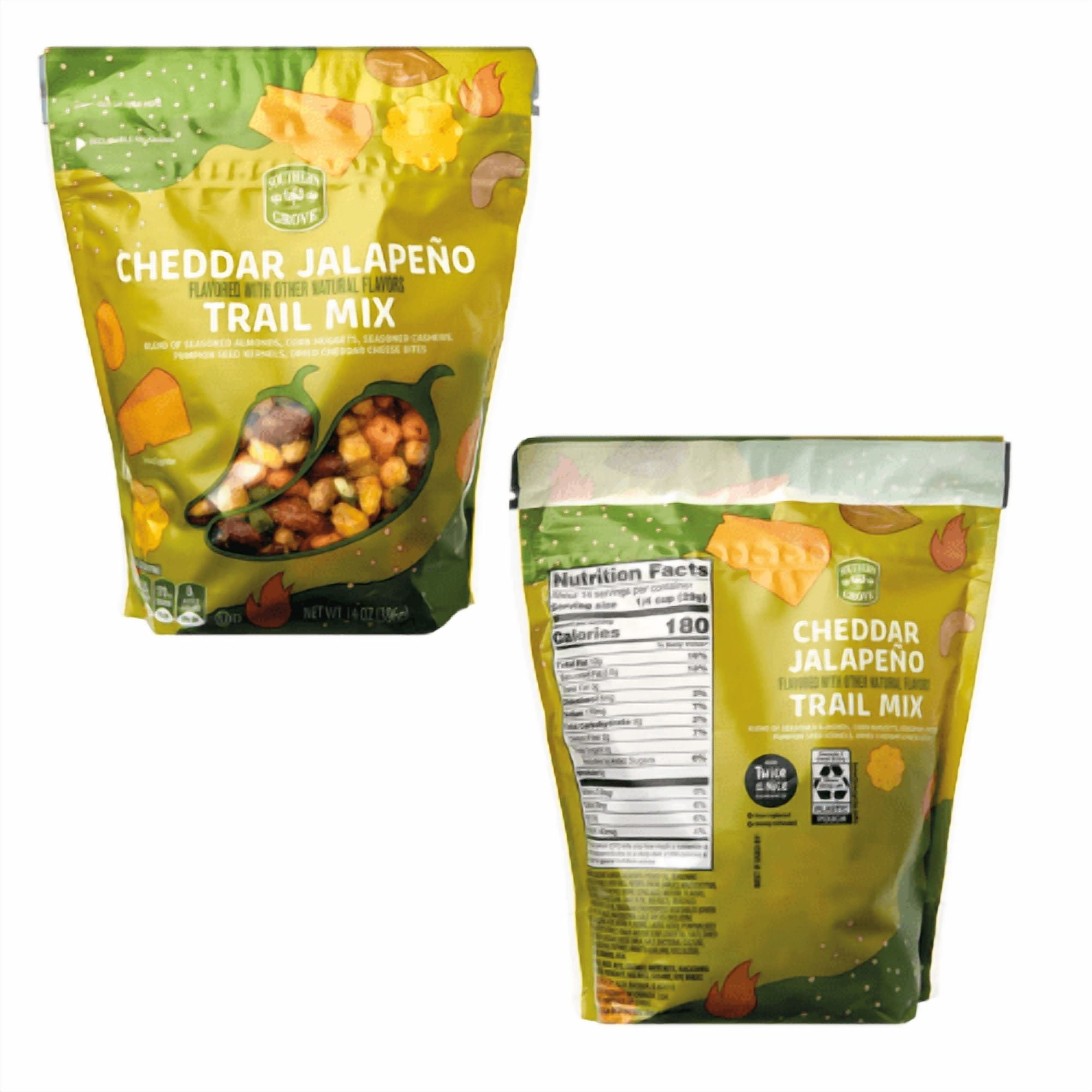 Southern Grove Jalapeño Cheddar Trail Mix Spicy 14oz 2 Pack