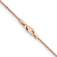 thumbnail image 3 of Primal Gold 14 Karat Rose Gold 1.25mm Solid Spiga Chain Necklace, 3 of 4