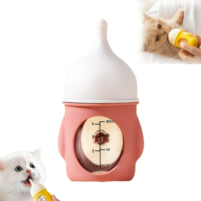 Biberon Réutilisable en Silicone Étanche pour Chiots et Petits Animaux avec Conception Sécurisée