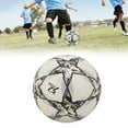 thumbnail image 1 of Soccer Ball, Size 5 PU Leather Match Football Soft High Elasticity  for Indoor, 1 of 7